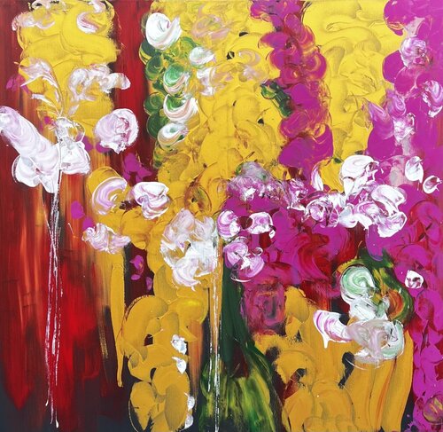 Éloquence Chromatique par Muriel Deumié, Peinture en vente sur Singulart