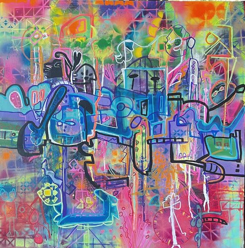 Urban art von Muriel Deumié, Malerei kaufen auf Singulart