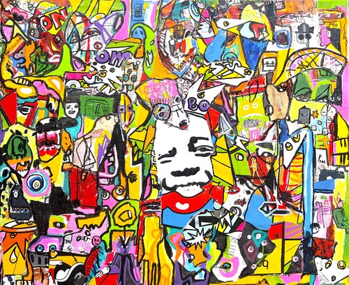 Basquiat et moi by Muriel Deumié, Work on Paper for Sale on Singulart