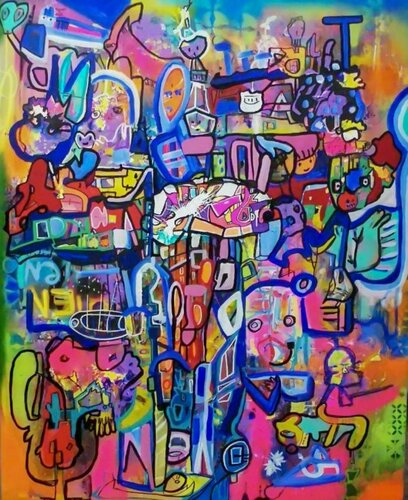 Révolte Spectrale van Muriel Deumié, Schilderij te koop op Singulart