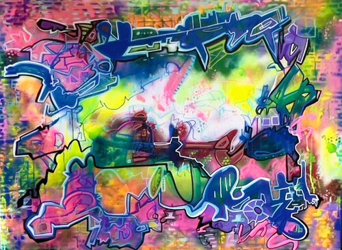 Graffart by Muriel Deumié, 회화 for Sale on Singulart
