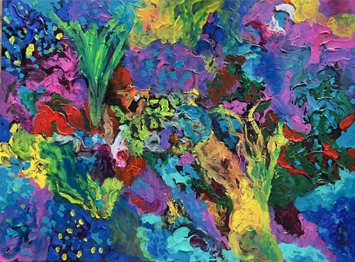 Corail par Muriel Deumié, Peinture en vente sur Singulart