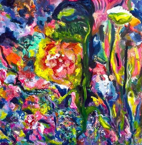 Éclosion d'Énergies di Muriel Deumié, Pittura in vendita su Singulart
