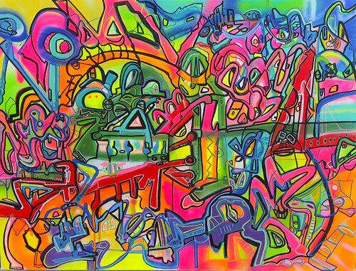 peps di Muriel Deumié, Pittura in vendita su Singulart