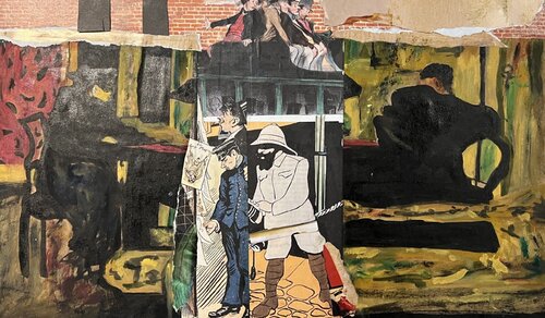 Le Bureau des Mondes Oubliés de Muriel Deumié, Obra en papel a la venta en Singulart