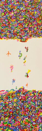 chute libre 8 par Muriel Deumié, Peinture en vente sur Singulart
