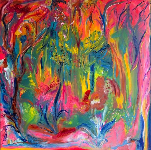 Fraise des Bois by Muriel Deumié, Painting for Sale on Singulart
