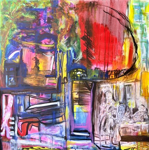 Cosette n’est pas servie di Muriel Deumié, Pittura in vendita su Singulart