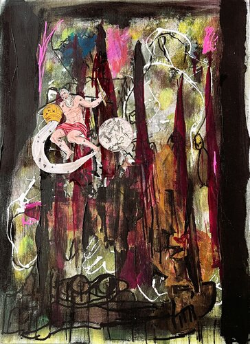 Sortie de chaos by Muriel Deumié, 종이 for Sale on Singulart