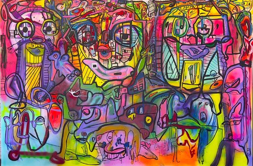 liberté d'expression by Muriel Deumié, Painting for Sale on Singulart