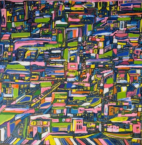 Cadence urbaine by Muriel Deumié, 소묘 for Sale on Singulart