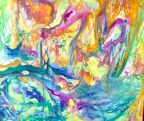 Vivante par Muriel Deumié, Peinture en vente sur Singulart