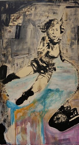 Paroles en l’air von Muriel Deumié, Malerei kaufen auf Singulart