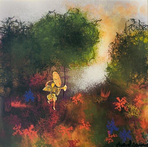 Danse sous les arbres par Muriel Deumié, Digital en vente sur Singulart