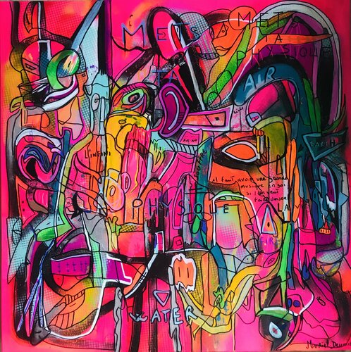 METS TA PHYSIQYE by Muriel Deumié, 회화 for Sale on Singulart