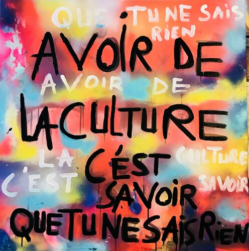 AVOIR DE LA CULTURE by Muriel Deumié, 회화 for Sale on Singulart