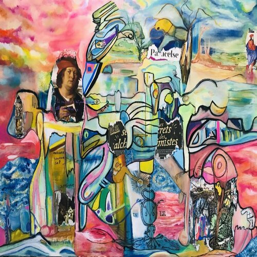 l'alchimiste by Muriel Deumié, 회화 for Sale on Singulart