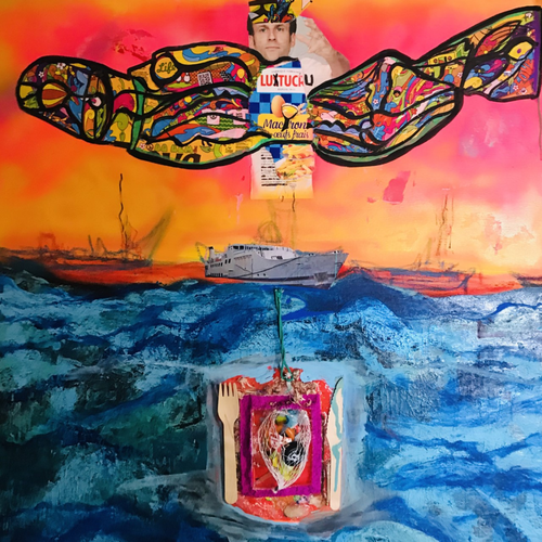 Qui l'eût cru by Muriel Deumié, 회화 for Sale on Singulart