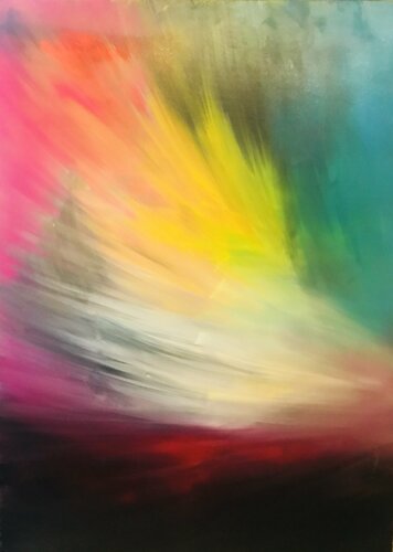 couleurs en lumières von Muriel Deumié, Malerei kaufen auf Singulart