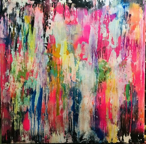 COULEURS EN FRICHES van Muriel Deumié, Schilderij te koop op Singulart