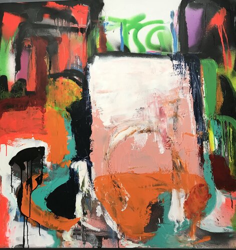 CITY di Muriel Deumié, Pittura in vendita su Singulart