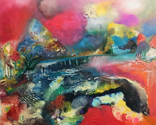 paradis perdu by Muriel Deumié, Painting for Sale on Singulart