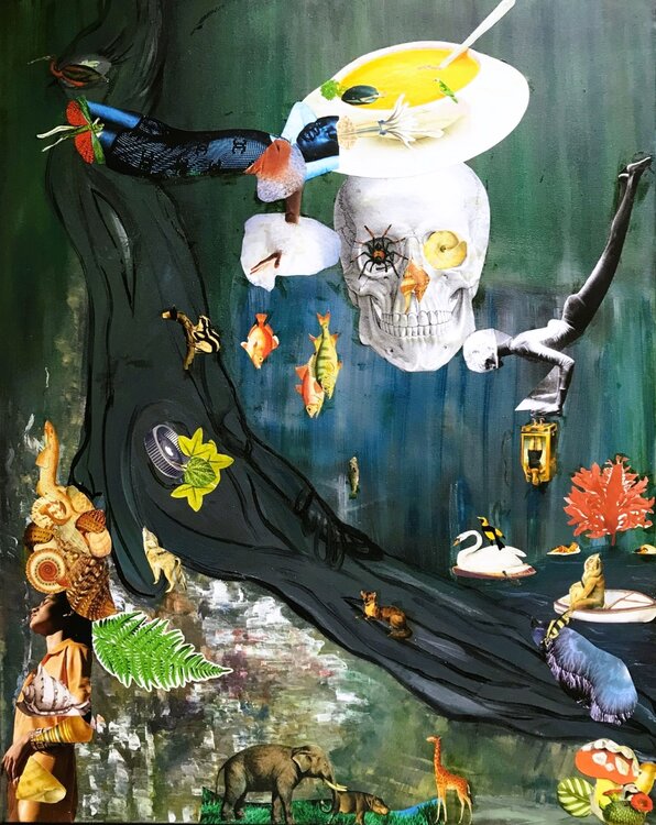 COLLAGE FOU FOU 2 Muriel Deumié
