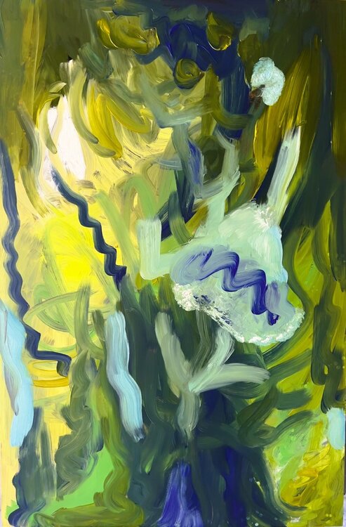 fleur bleu Muriel Deumié
