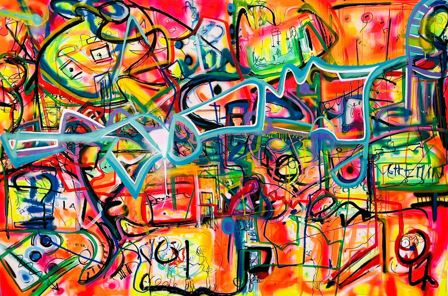 graff expressionniste libre Muriel Deumié