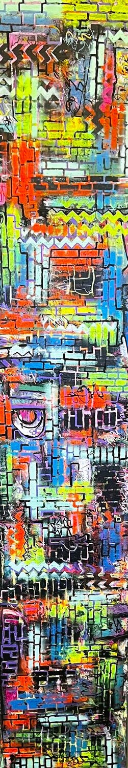 graff de mur Muriel Deumié