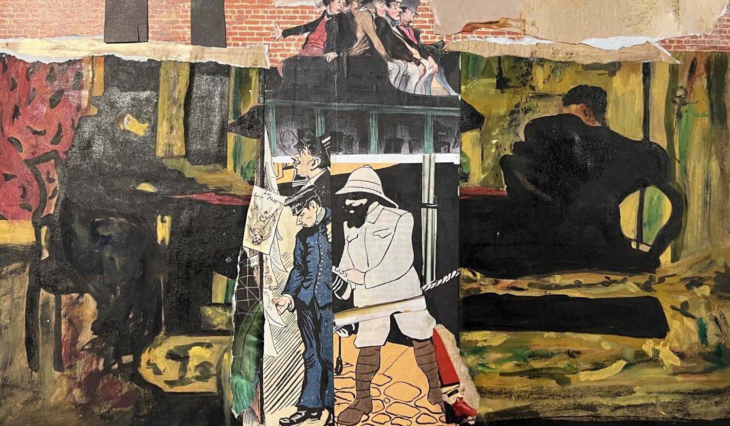 Le Bureau des Mondes Oubliés Muriel Deumié Werk auf Papier zu verkaufen