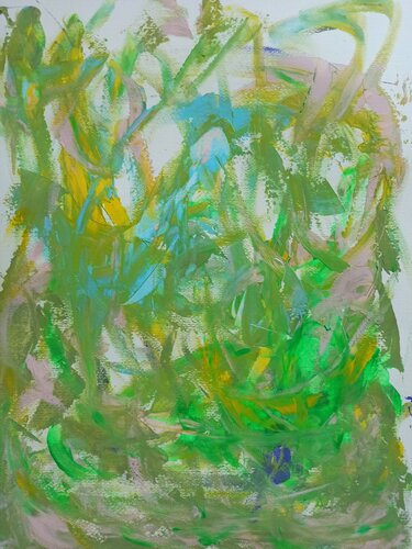 Green and blue  dream von Patricia Abramovich, Werk auf Papier kaufen auf Singulart