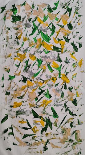 Green and Silver von Patricia Abramovich, Malerei kaufen auf Singulart