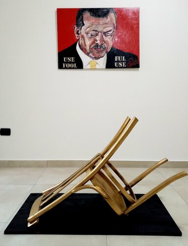 Don't sit here! by Catello Esposito, Painting for Sale on Singulart