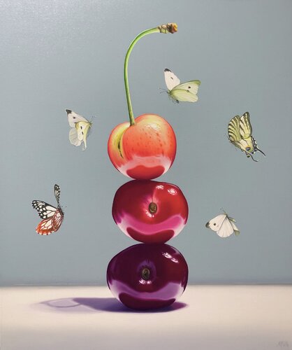 happy tower par massimo villa, Peinture en vente sur Singulart