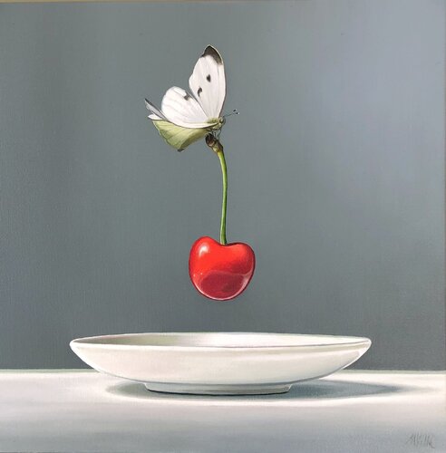 happiness in flight par massimo villa, Peinture en vente sur Singulart