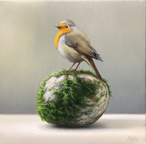 the Robin par massimo villa, Peinture en vente sur Singulart