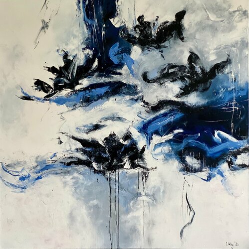 Black Roses di Sabine Kay, Pittura in vendita su Singulart