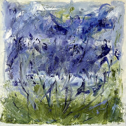 Lavenderfield van Sabine Kay, Schilderij te koop op Singulart