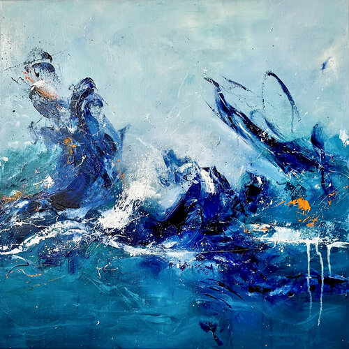 Waves II van Sabine Kay, Schilderij te koop op Singulart
