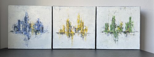 New York, Rio, Tokio von Sabine Kay, Malerei kaufen auf Singulart