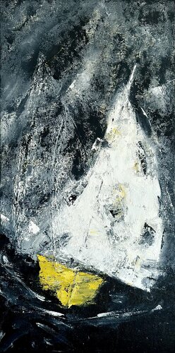 Against the wind van Sabine Kay, Schilderij te koop op Singulart