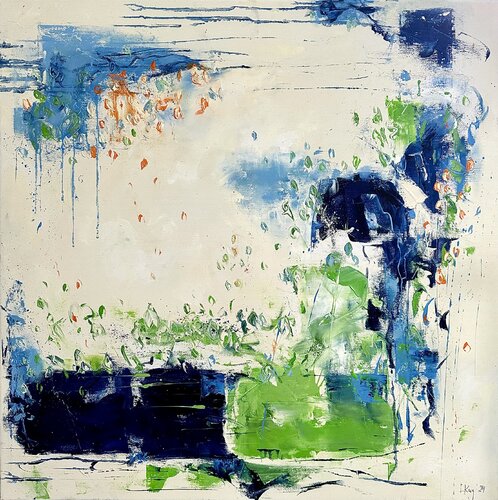 Making me smile von Sabine Kay, Malerei kaufen auf Singulart