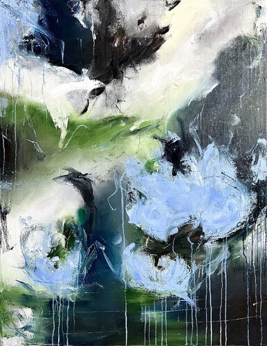 The hidden garden von Sabine Kay, Malerei kaufen auf Singulart