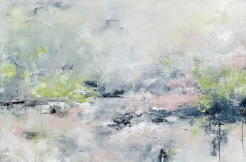 Tranquil reflection di Sabine Kay, Pittura in vendita su Singulart