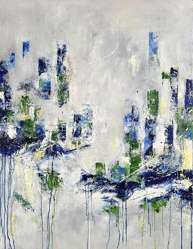 Echoes of the City von Sabine Kay, Malerei kaufen auf Singulart