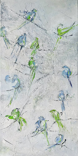 Birds IV van Sabine Kay, Schilderij te koop op Singulart