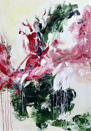 Untamed Garden by Sabine Kay, Painting for Sale on Singulart