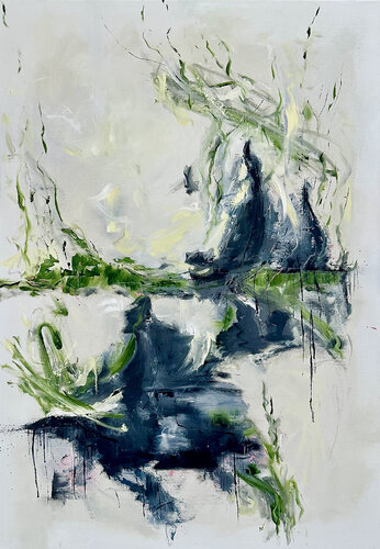 Green Dreams di Sabine Kay, Pittura in vendita su Singulart