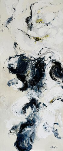 White Flowers I van Sabine Kay, Schilderij te koop op Singulart